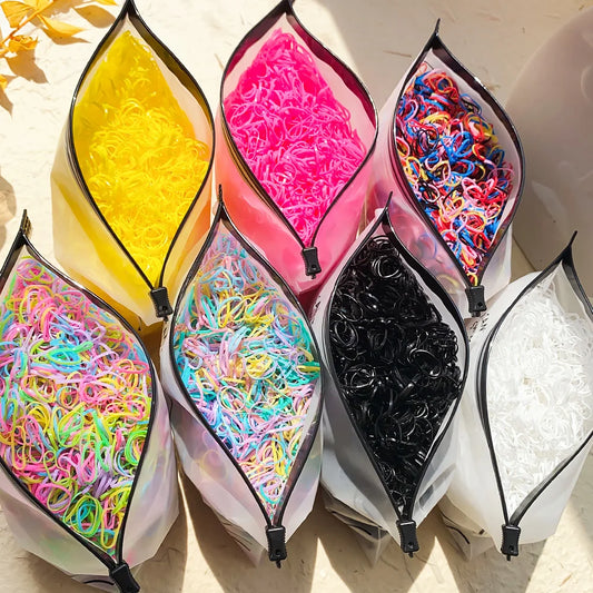 Girls Colourful Rubber Band Hair Ties